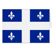 Québec drapeau fleur de lys (Front Horizontal)