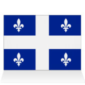 Québec drapeau fleur de lys cards (Inside Horizontal (Top))