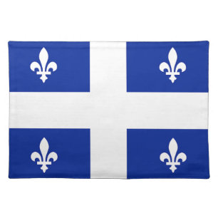 Quebec Flag American MoJo Placemat