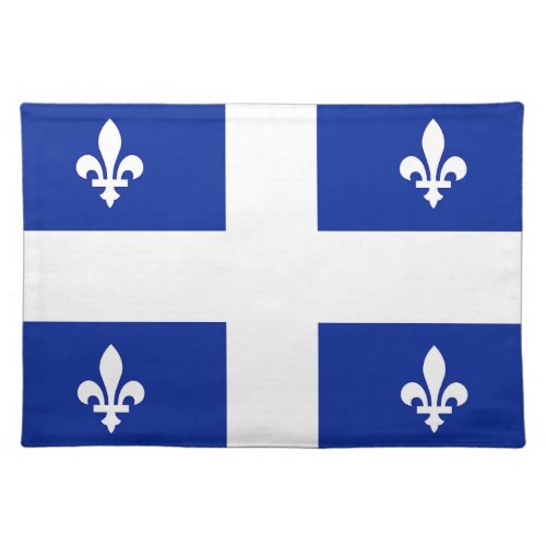 Quebec Flag American MoJo Placemat