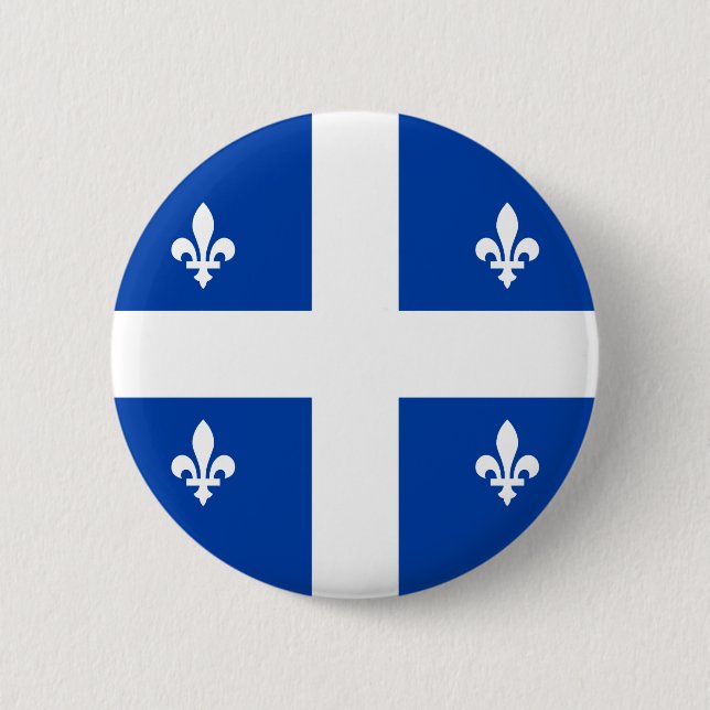 Quebec Flag Button (Front)