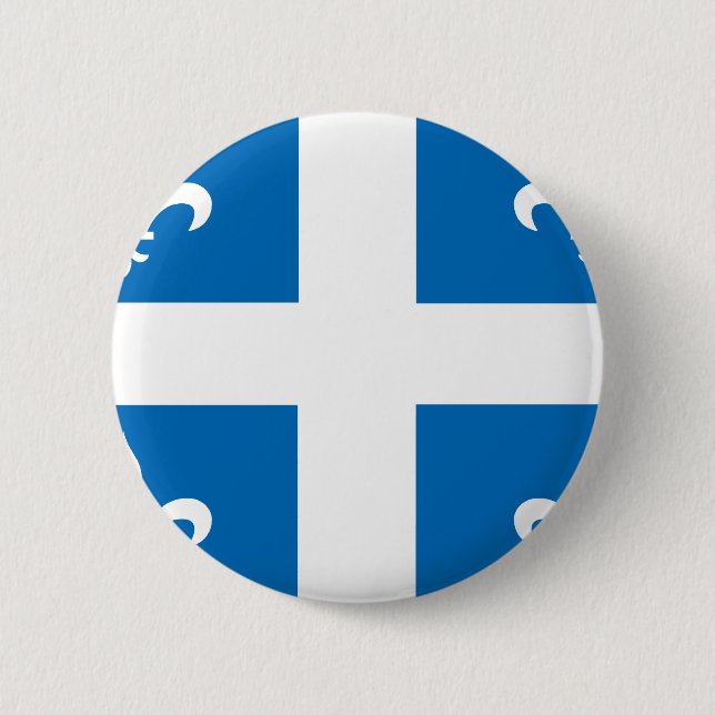 QUEBEC FLAG BUTTON (Front)