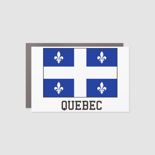 Quebec Flag Car Magnet