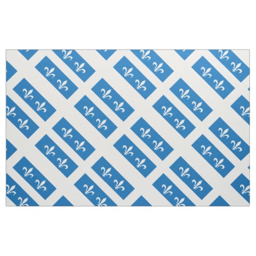 Quebec Flag Fabric