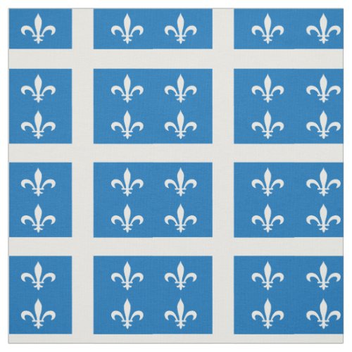 Quebec Flag Fabric