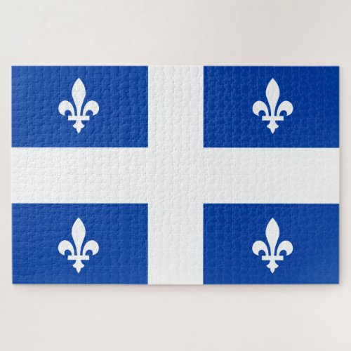 Quebec Flag Jigsaw Puzzle