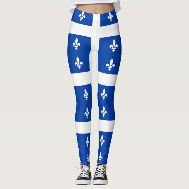 Quebec Flag Leggings (Front)