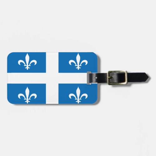 Quebec Flag Luggage Tag