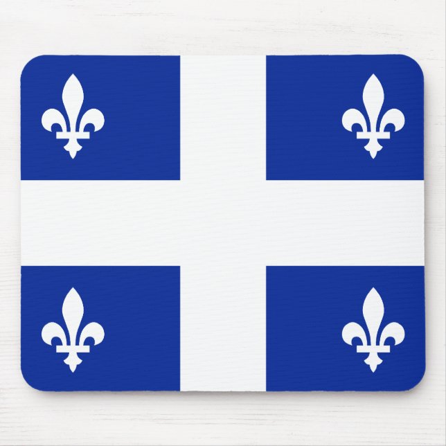 Quebec flag mouse pad (Front)