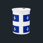 Quebec Flag Pitcher<br><div class="desc">Awesome Pitcher with Flag of Quebec,  Canada. This product its customizable.</div>