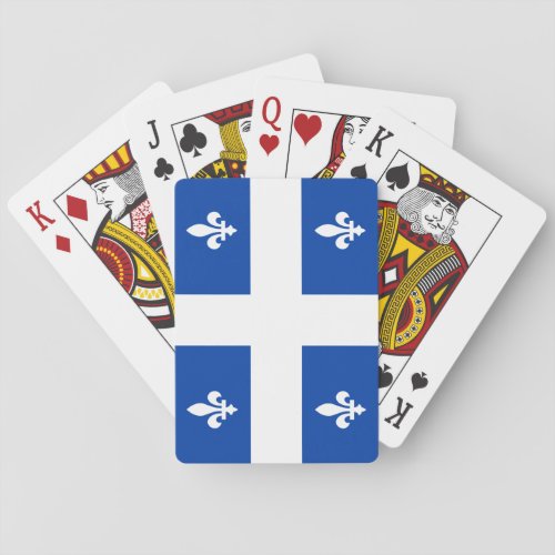 Quebec Flag Poker Cards