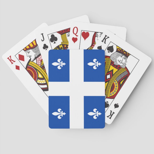 Quebec Flag Poker Cards (Back)