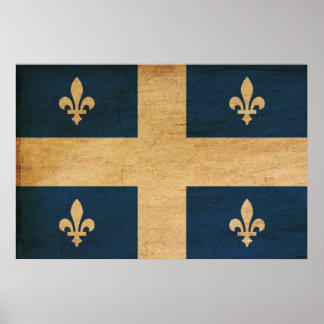 Quebec Flag Poster