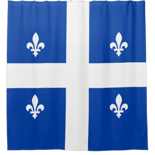 Quebec Flag Shower Curtain