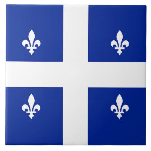 Quebec Flag Tile