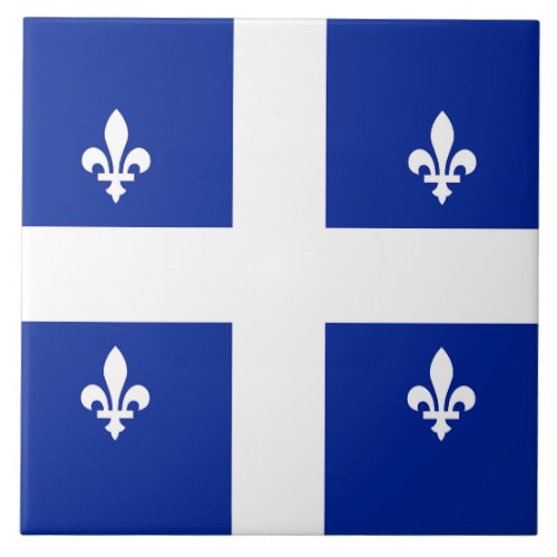 Quebec Flag Tile