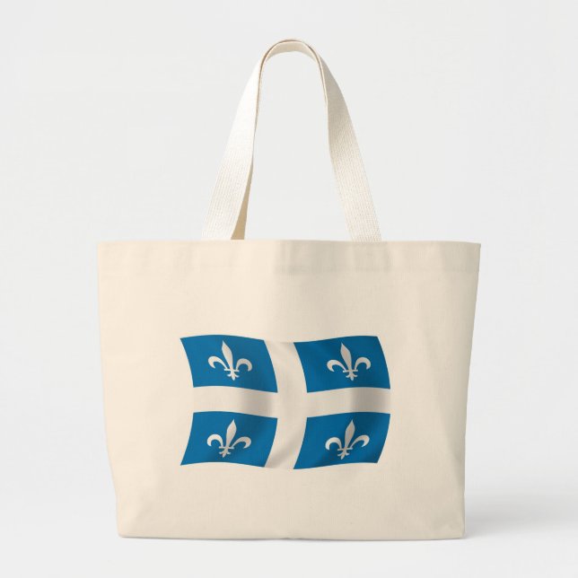 Quebec Flag Tote Bag (Front)