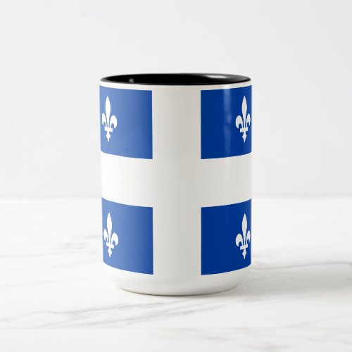 Quebec Flag Two_Tone Coffee Mug