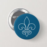 Québec fleur de lys élégant France - VOS COULEURS Button