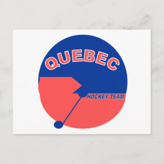 Quebec Hockey Team Postcard
