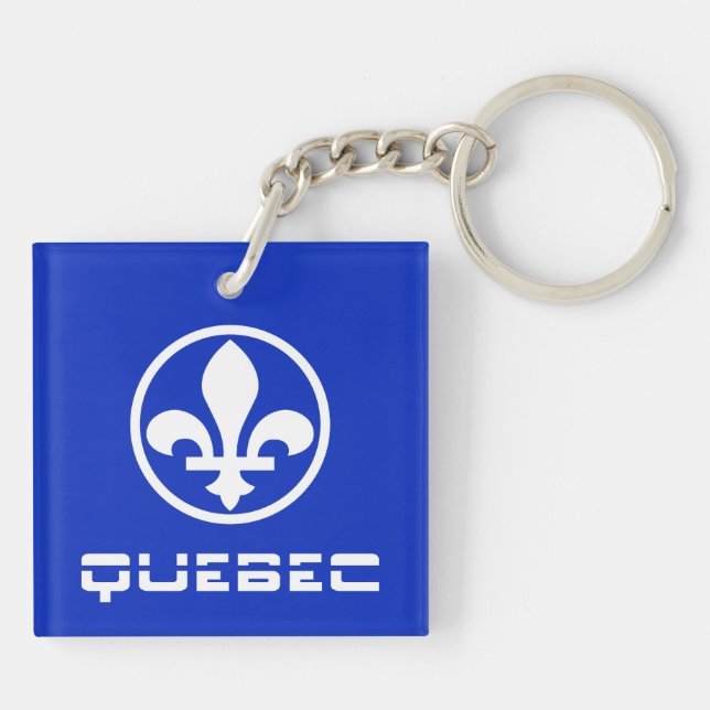 Quebec Keychain (Back)