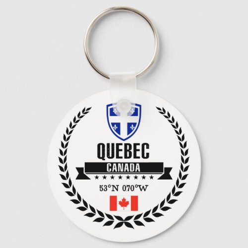Quebec Keychain