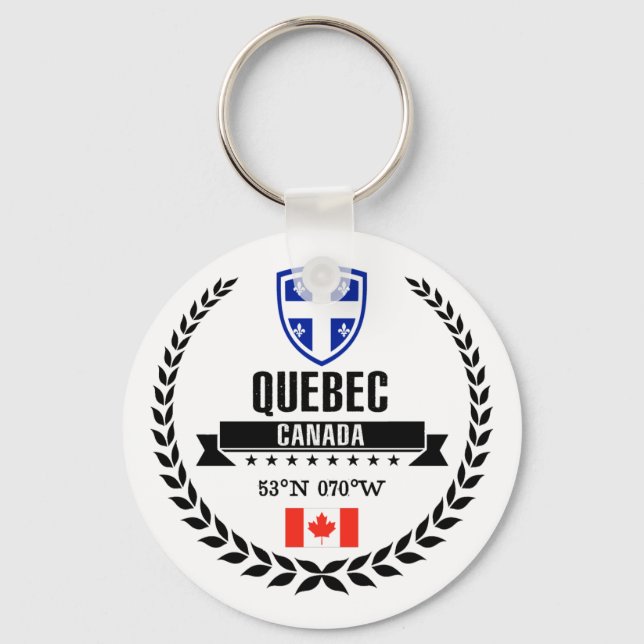 Quebec Keychain (Front)