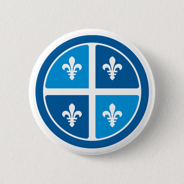 Quebec, La Belle Province Pinback Button (Front)