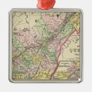 Quebec Metal Ornament