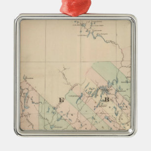 Quebec Metal Ornament