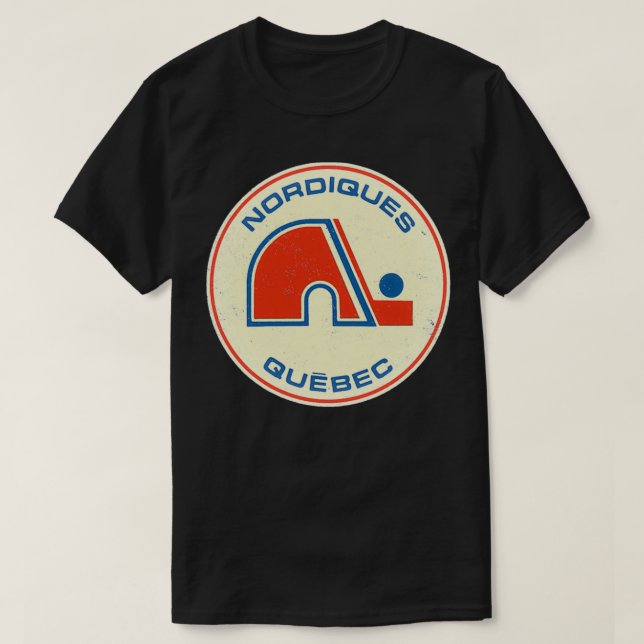 Quebec Nordiques Vintage Distressed Shirt Classic  (Design Front)