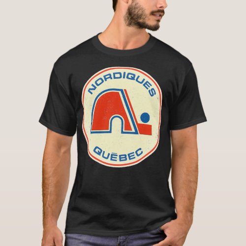 Quebec Nordiques Vintage Distressed Shirt Classic 