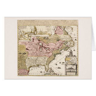 Quebec/Nouvelle-France medieval french map America