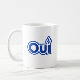Quebec oui coffee mug