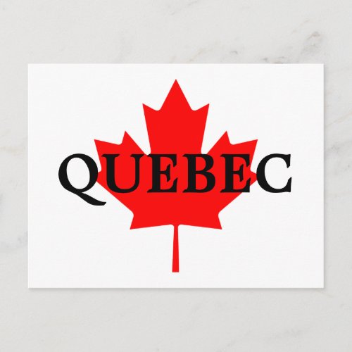 QUEBEC POSTCARD