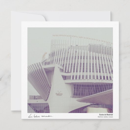 Quebec Postcard - Montreal Game Temple (Front)