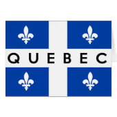 quebec province flag canada country name text (Front Horizontal)