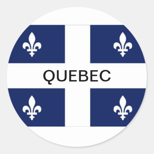 Quebec Province Flag Sticker