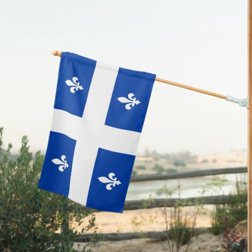 Quebec Qubec Canadian Province House Flag