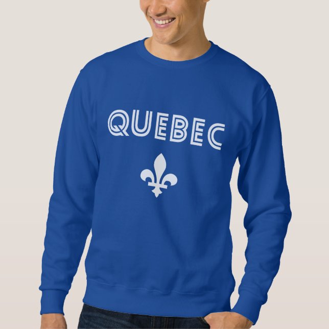 Quebec Retro Sweatshirt (Front)