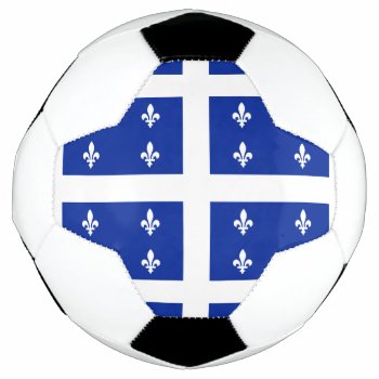 Quebec Soccer Ball by flagart at Zazzle