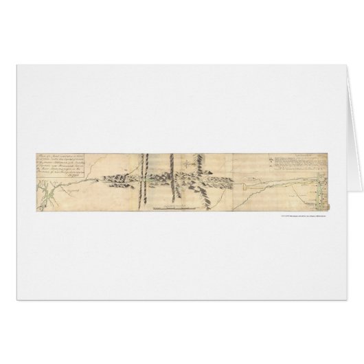 Quebec to Maine Expedition Map 1760 (Front Horizontal)