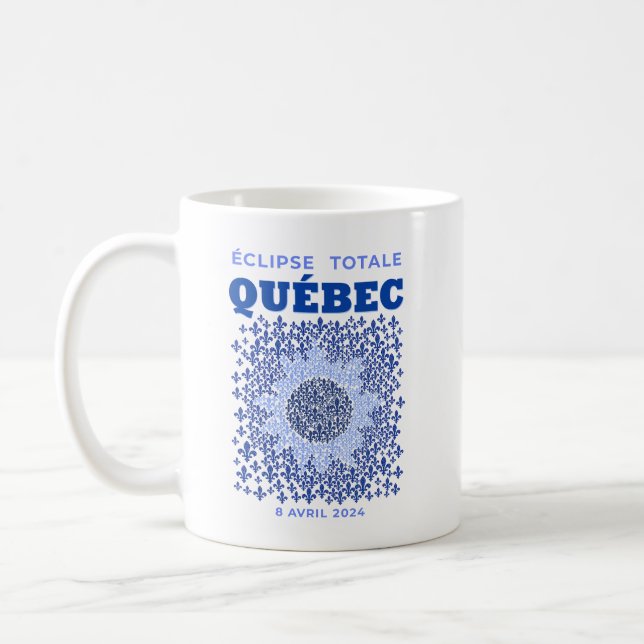 Quebec Total Eclipse Coffee Mug (Left)