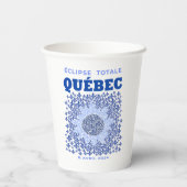 Quebec Total Eclipse Paper Cups (Back)