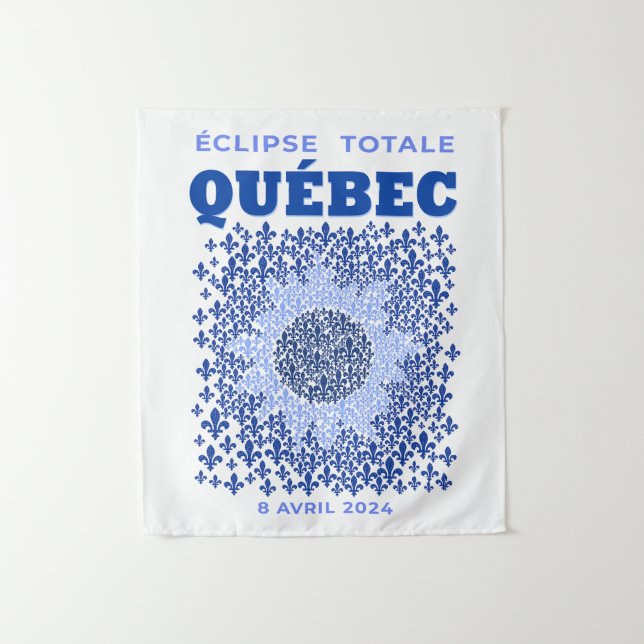 Quebec Total Eclipse Tapestry (Front)