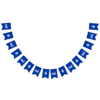 QUEBEC YES BUNTING FLAGS