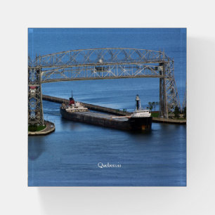 Quebecois & Duluth Aerial Lift Bridge paperweight