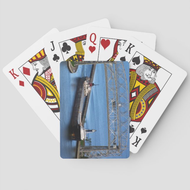 Quebecois & Duluth Aerial Lift Bridge Poker Cards (Back)