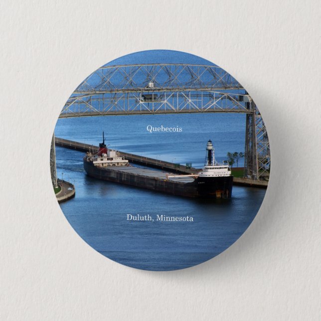Quebecois Duluth button (Front)