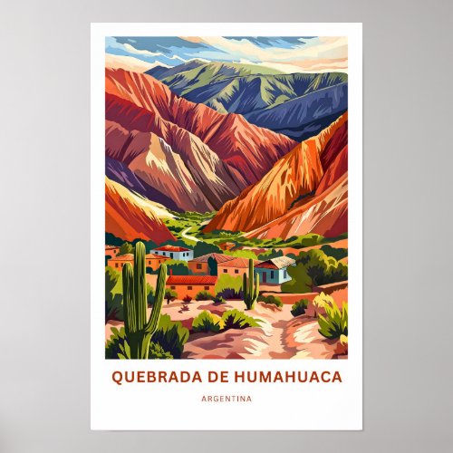 Quebrada De Humahuaca Argentina Travel Print